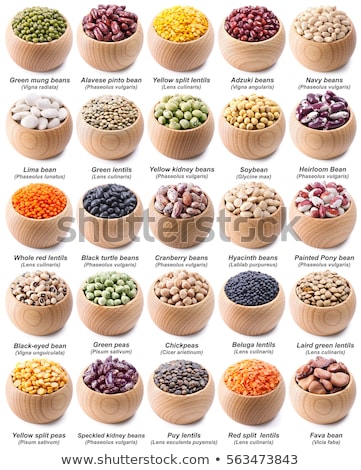[[stock_photo]]: Collection Set Of Beans And Legumes Bowls Of Various Lentils