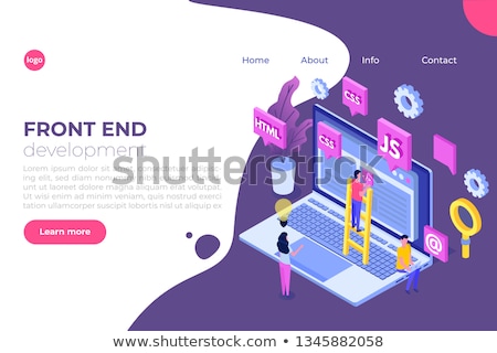 Stockfoto: Front End Development It Concept Vector Illustration