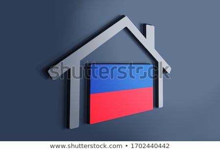 [[stock_photo]]: House With Flag Of Haiti