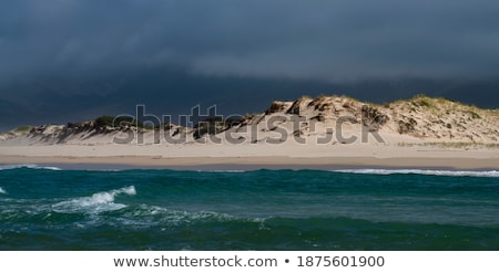 Stockfoto: Sunlight Hits Dunes