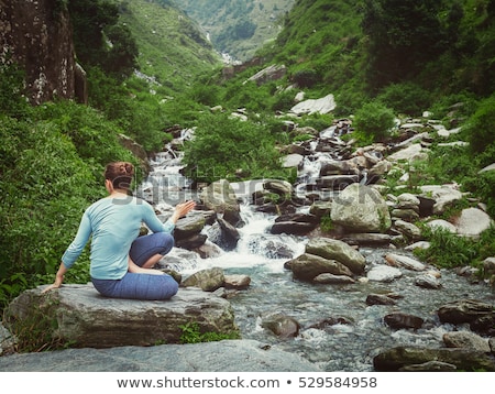 Stockfoto: Woman Doing Ashtanga Vinyasa Yoga Asana Marichyasana D