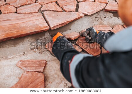 Foto stock: Architect And Tiler