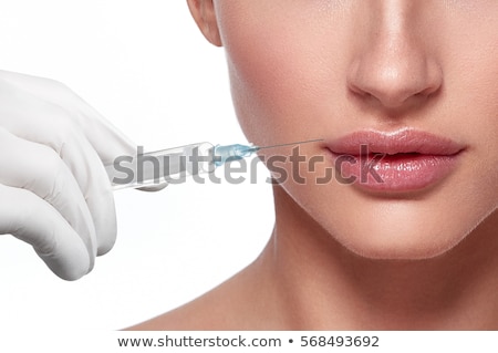 Stockfoto: Lips Injection Beauty Concept