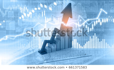 Analysing Financial Growth Stockfoto © bluebay