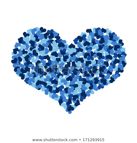 Big Heart Made Up Of Little Hearts [[stock_photo]] © cherezoff