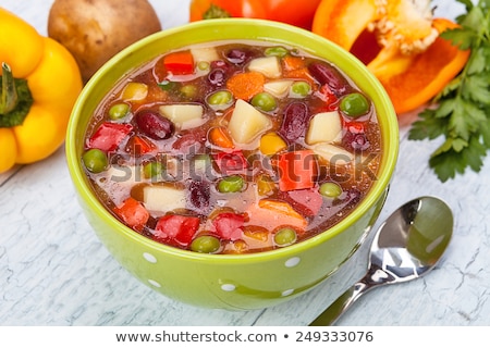 Stockfoto: Legume Soup With Noodles