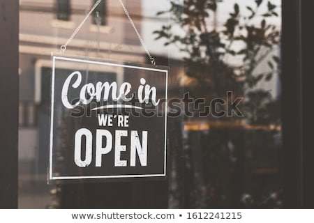 Stok fotoğraf: Open For Business