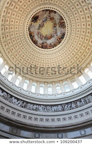 Stok fotoğraf: Us Capitol Dome Rotunda Inside Washington Dc