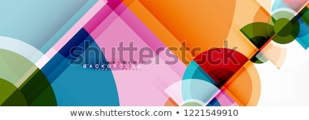 Foto stock: 3d Abstract Tiled Bubble Background In Blue White