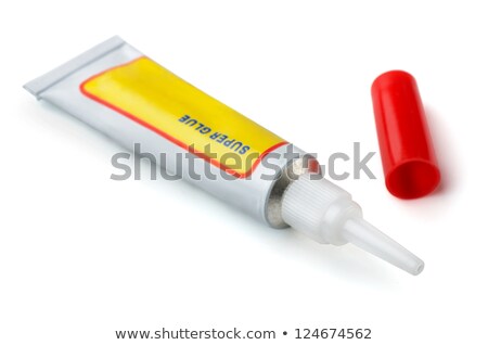 Сток-фото: Small Glue Tube Isolated