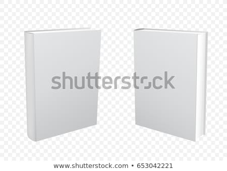 Stockfoto: Notebook Mockup And Paper Set Isolated Transparent Background