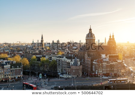Stock photo: Night View Of Amsterdam The Netherlands