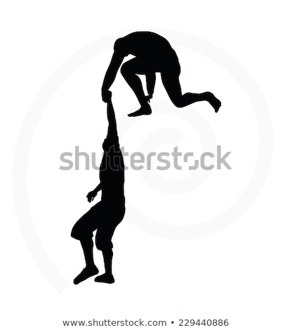 Stockfoto: Illustration Of Senior Climber Man