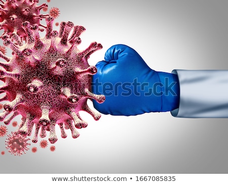 Foto stock: Illustration Of Virus And Disease Elements