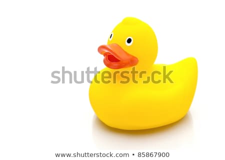 Stock photo: Rubber Duck With Path