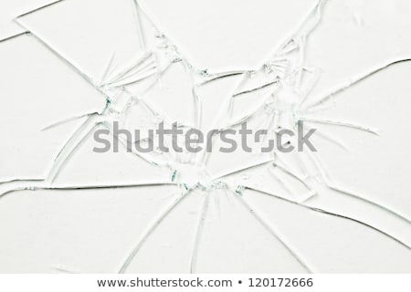 [[stock_photo]]: Broken Glass Against A White Background