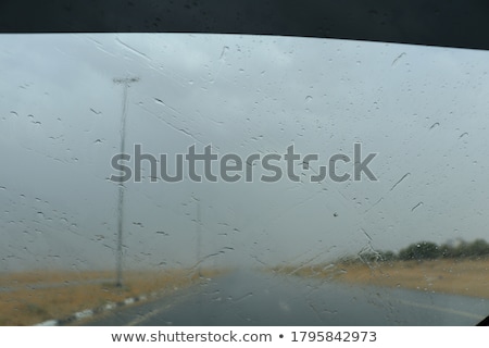 Stock photo: Sand With Wet Drops After Light Rain