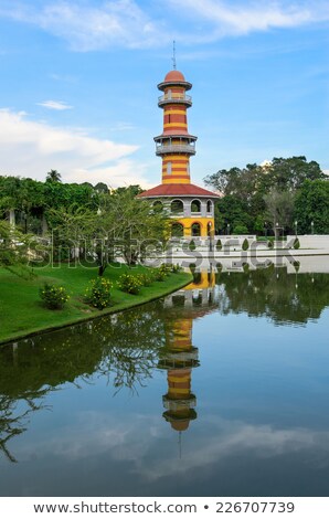 Foto d'archivio: The Royal Residence Phra Thinang And Sages Lookout Tower Ho W