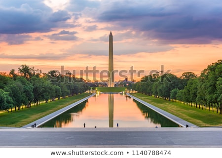 Foto stock: Outdoor View Of Washington Monument In Washington Dc