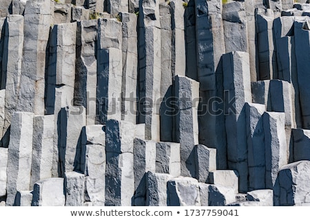Stock photo: Basalt Columns Background