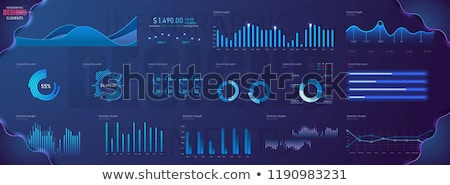 Stock photo: Digital Analytics On Screen Vector Illustration