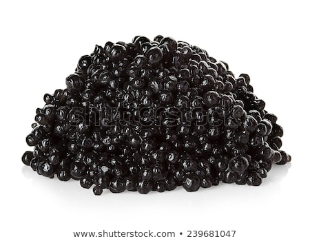 Zdjęcia stock: Black Caviar Isolated Fish Caviar Delicacy Meal