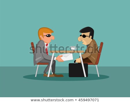 Foto stock: Political Corruption Concept Vector Illustration