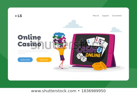 [[stock_photo]]: Gambling Income Concept Landing Page