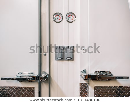 Stok fotoğraf: Warehouse Freezer Door