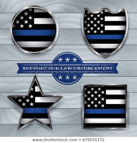 Patriotoc American Emblem Or Badge Foto d'archivio © enterlinedesign