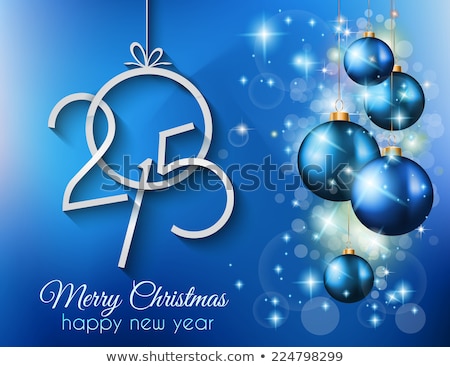 Stock photo: 2015 New Year Original Modern Background Template