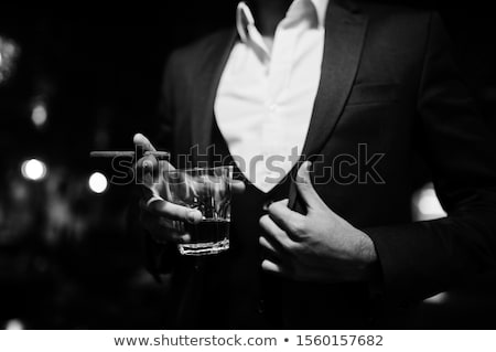 Foto stock: Mafia Man