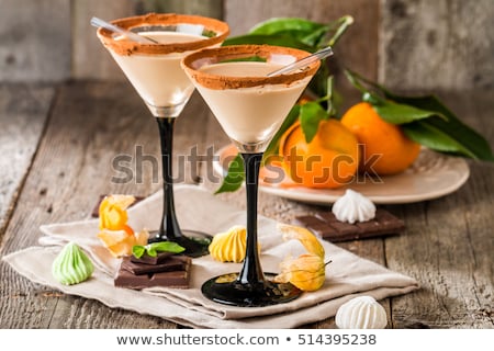 Сток-фото: Chocolate Martini Cocktail Or Irish Cream Liquor