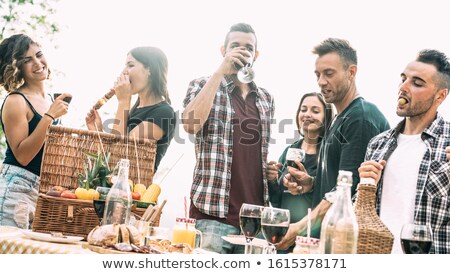 Stock foto: Reunion In The Country Side