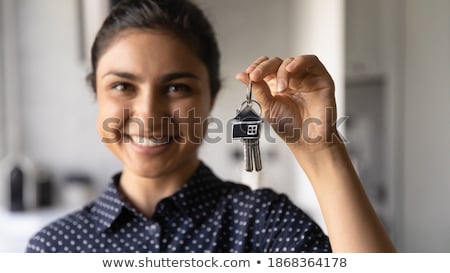 Stock photo: Portrait Of A Young Business Woman Giving Her Hand With The Camera Focus On Her Hand
