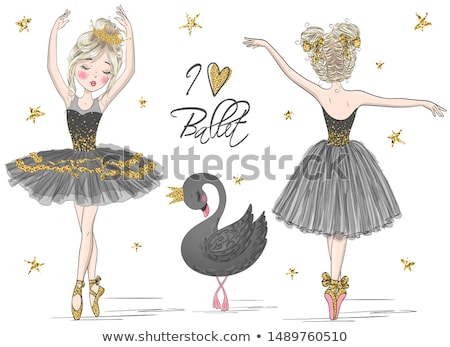 Stock photo: Two Pretty Ballerinas