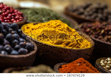 Various Spices Close Up Zdjęcia stock © BrunoWeltmann