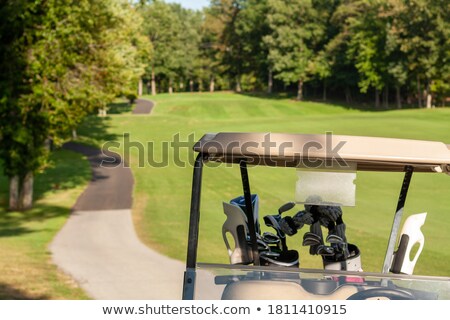 Сток-фото: The Old Chair On The Golf Course