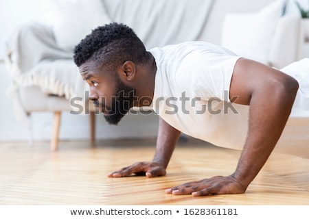 Stock photo: Pushups