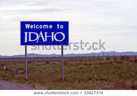 [[stock_photo]]: Welcome To Idaho Sign
