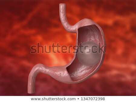 Stockfoto: Gastric Band To Reduce Stomach