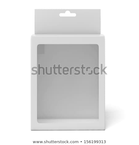 Сток-фото: Package With A Transparent Plastic Window