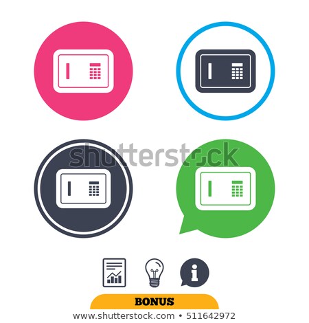 Stock foto: Safe Box With Electronic Combination Lock