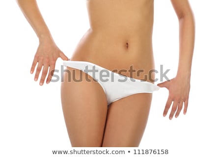 [[stock_photo]]: Girl Taking Her Panties Off