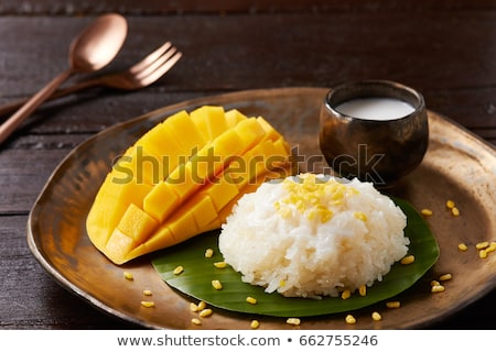 Stock photo: Thai Sweet Mango With Sticky Rice