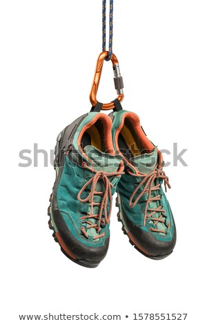 [[stock_photo]]: Old Dirty Hiking Boots