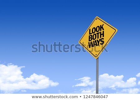 Stockfoto: Look Both Ways