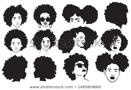 [[stock_photo]]: Ille · aux · cheveux · noirs