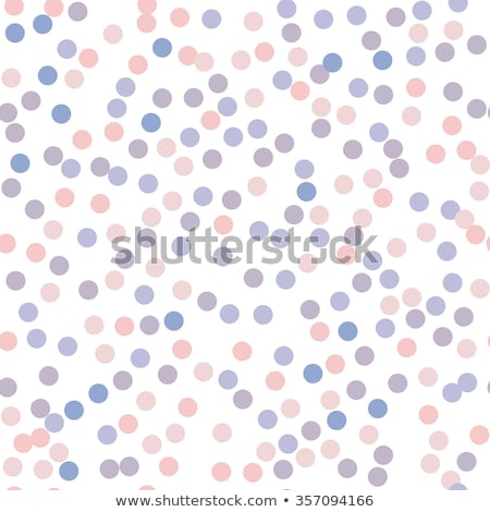 Сток-фото: Polka Dot Seamless Pattern Vector Illustration Rose Quartz And Serenity Colors