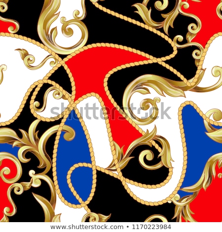 Foto stock: Baroque Seamless Pattern